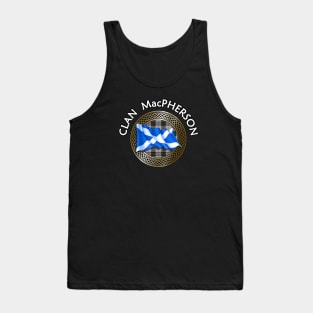 Clan MacPherson Crest & Tartan Knot Tank Top